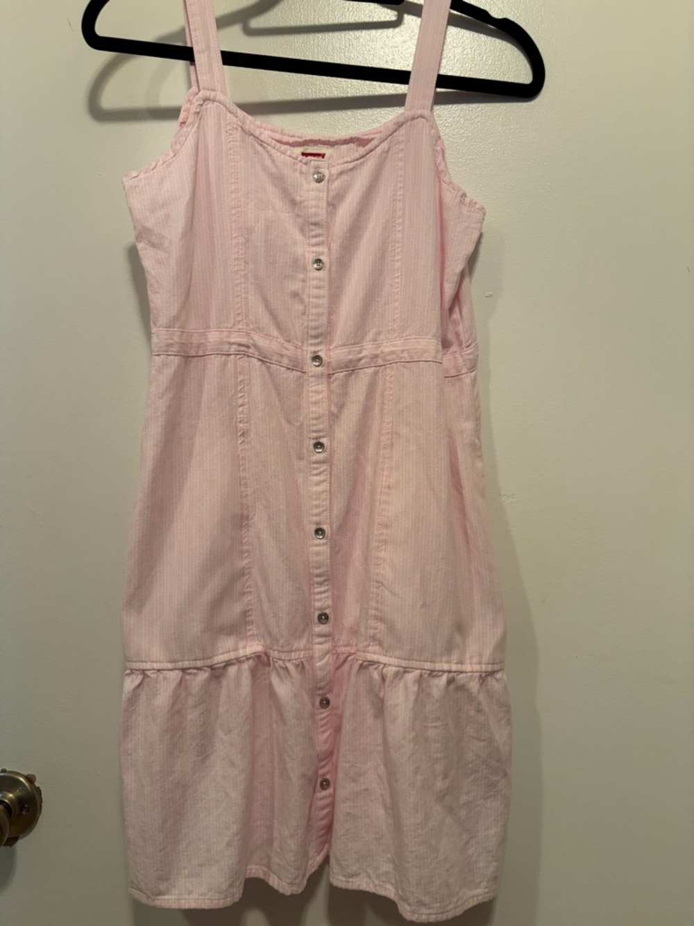 Levi's Light Pink Button-Front Sundress